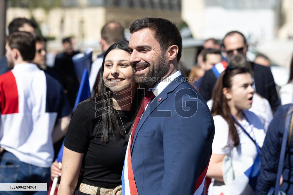 Rally in support of Marine Le Pen - Paris