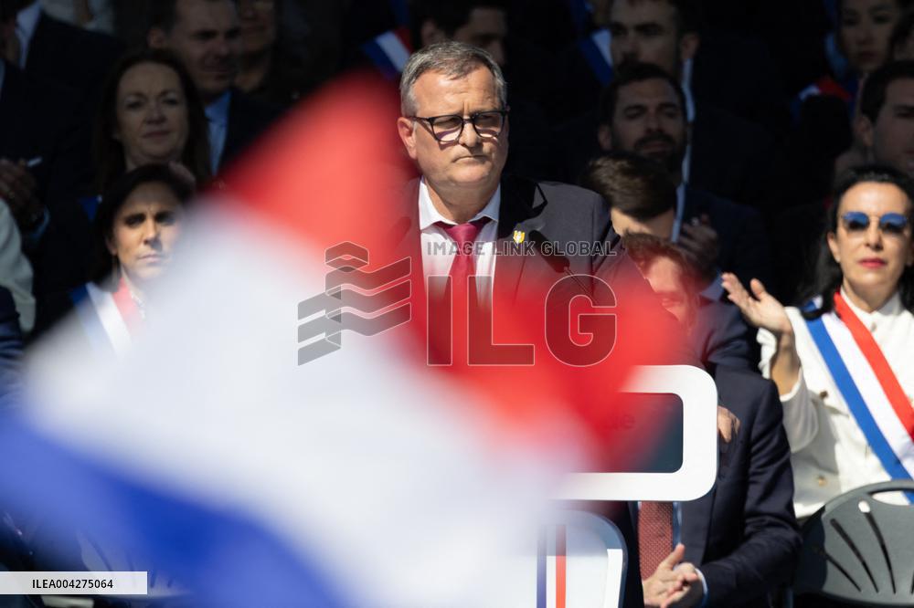 Rally in support of Marine Le Pen - Paris