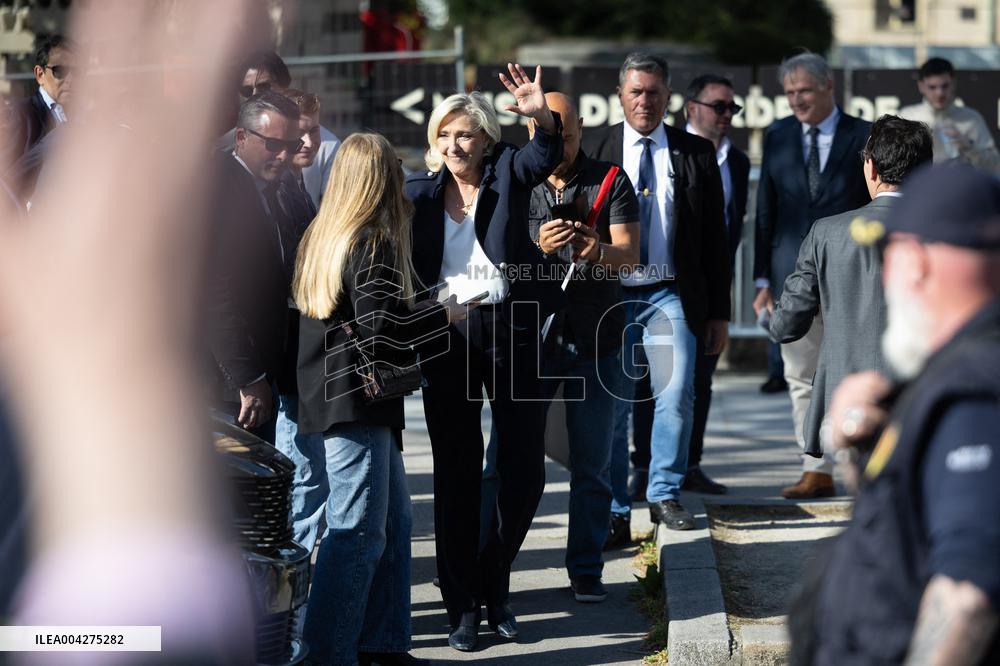 Rally in support of Marine Le Pen - Paris