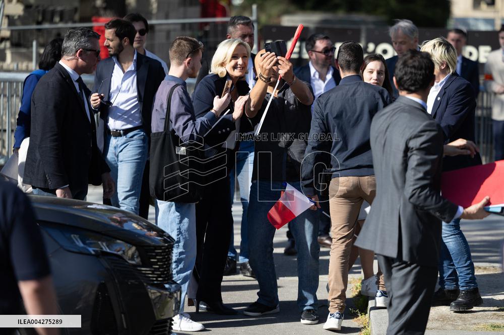 Rally in support of Marine Le Pen - Paris