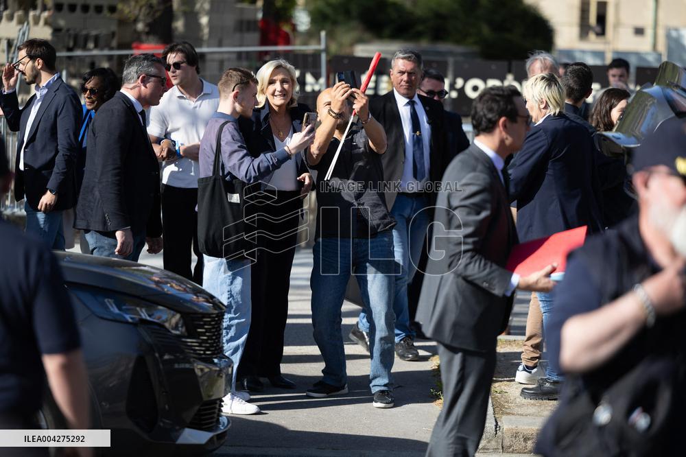Rally in support of Marine Le Pen - Paris