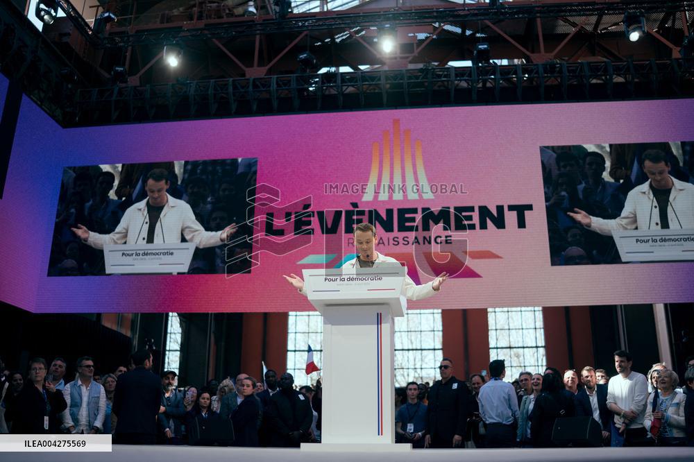 Speech by Gabriel Attal at the Renaissance meeting - Saint-Denis AJ