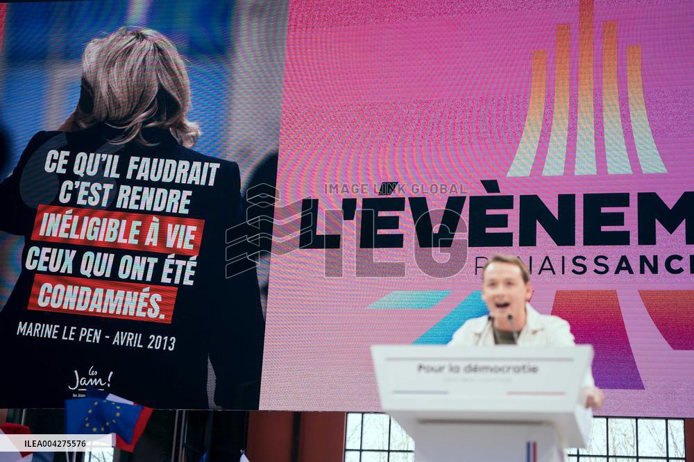 Speech by Gabriel Attal at the Renaissance meeting - Saint-Denis AJ