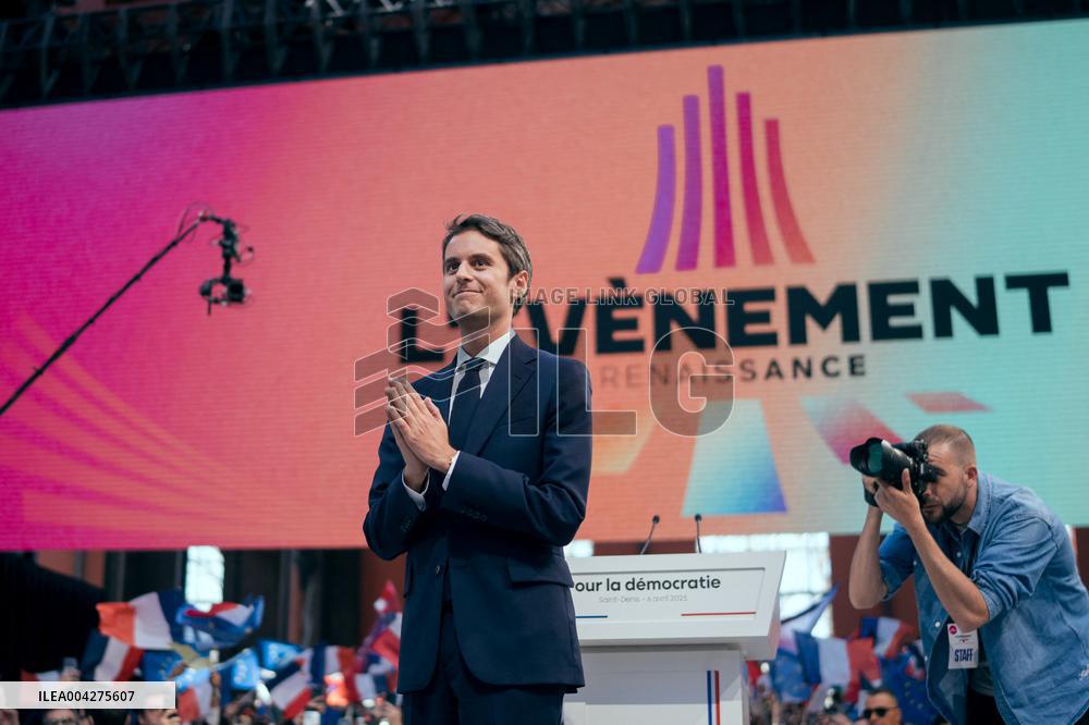 Speech by Gabriel Attal at the Renaissance meeting - Saint-Denis AJ