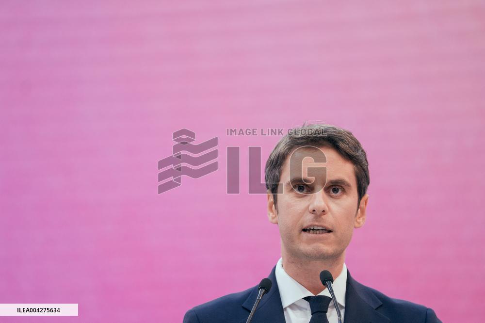 Speech by Gabriel Attal at the Renaissance meeting - Saint-Denis AJ