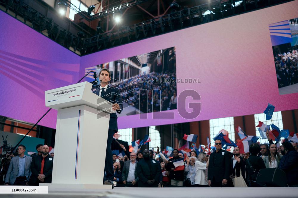 Speech by Gabriel Attal at the Renaissance meeting - Saint-Denis AJ