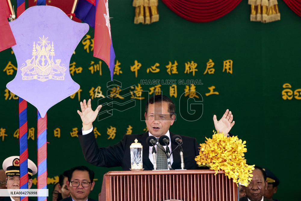 China-funded facilities completed at Cambodia naval base