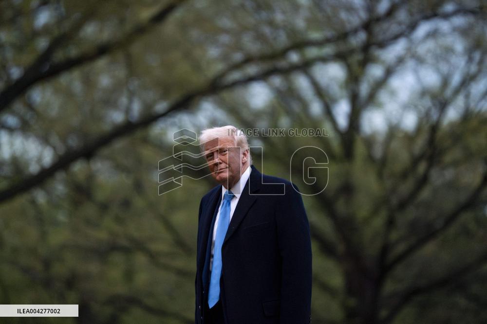 President Trump Returns to White House from Palm Beach