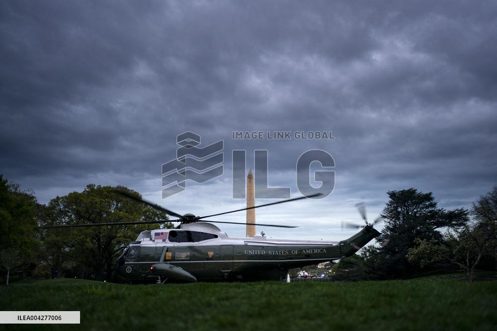 President Trump Returns to White House from Palm Beach