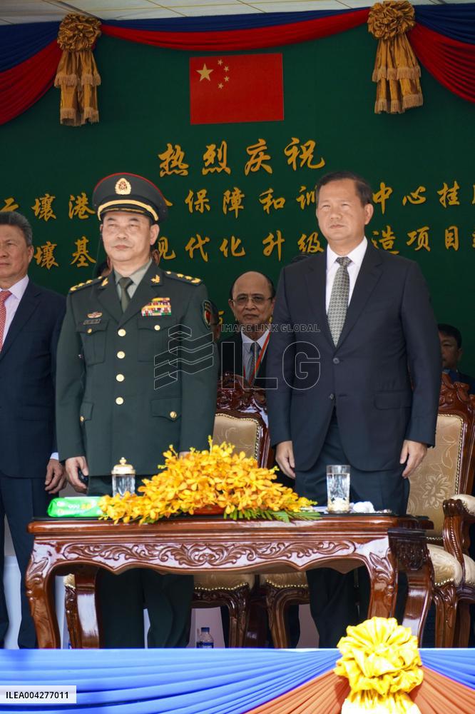 China-funded facilities completed at Cambodia naval base