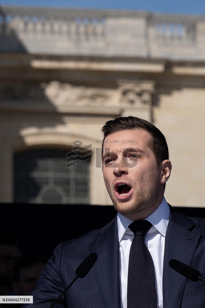 Rally In Support Of Marine Le Pen - Paris