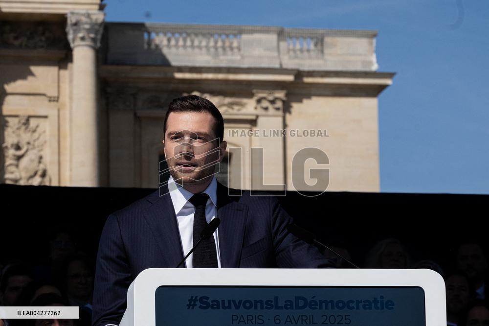Rally In Support Of Marine Le Pen - Paris