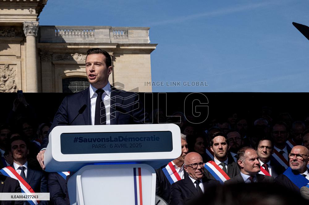 Rally In Support Of Marine Le Pen - Paris