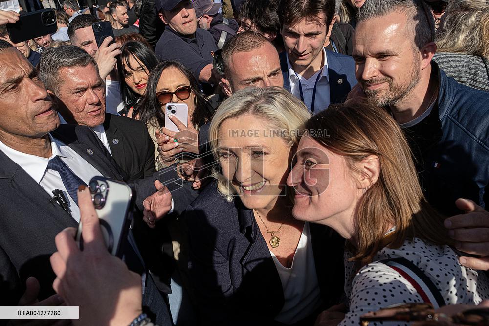 Rally In Support Of Marine Le Pen - Paris