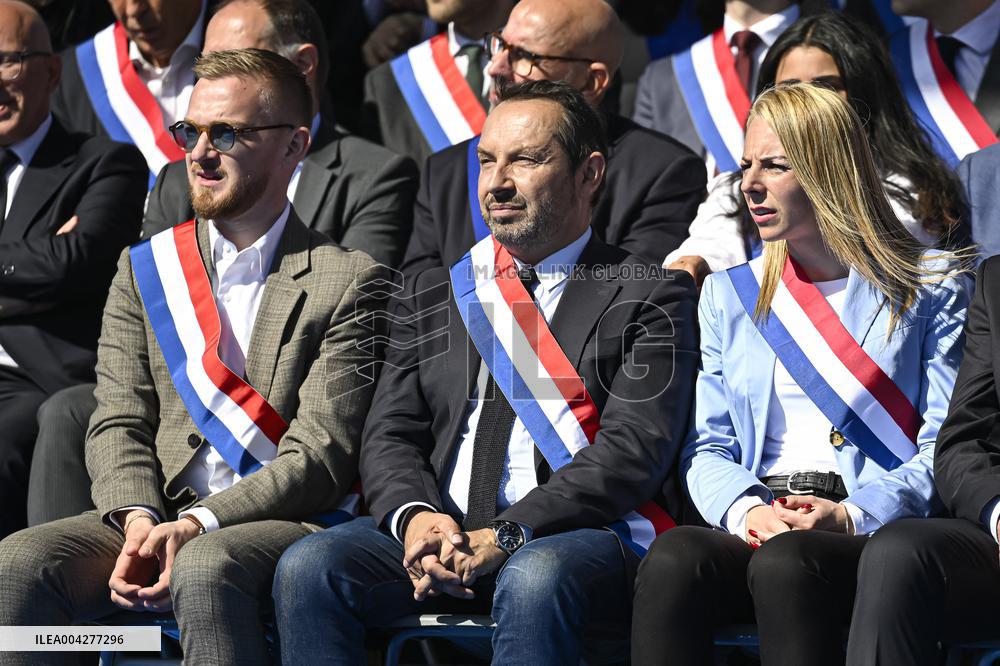 Rally In Support Of Marine Le Pen - Paris