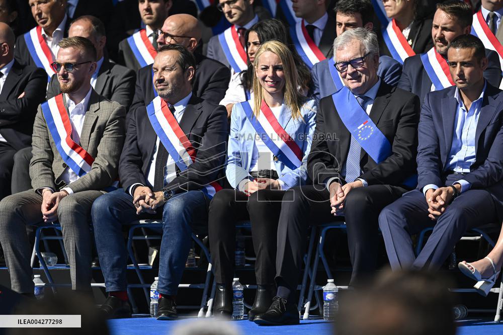 Rally In Support Of Marine Le Pen - Paris
