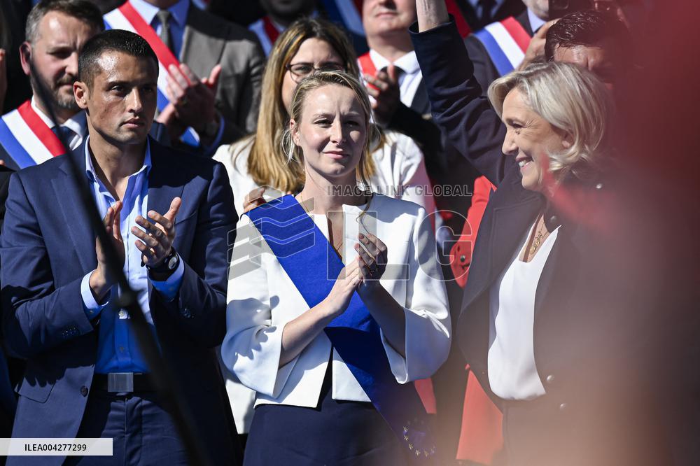 Rally In Support Of Marine Le Pen - Paris