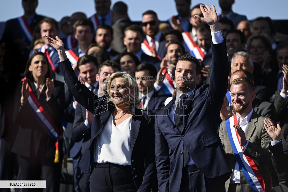 Rally In Support Of Marine Le Pen - Paris