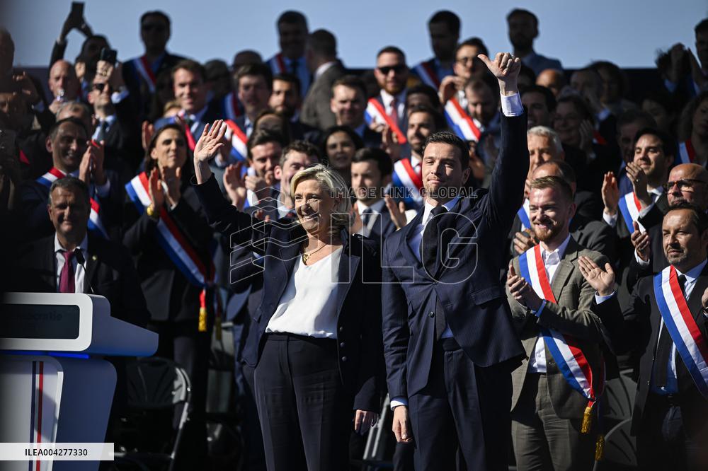 Rally In Support Of Marine Le Pen - Paris