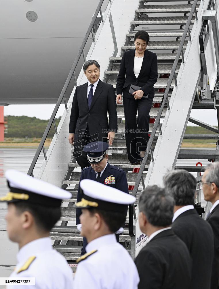 Japan emperor, empress visit Iwoto Island