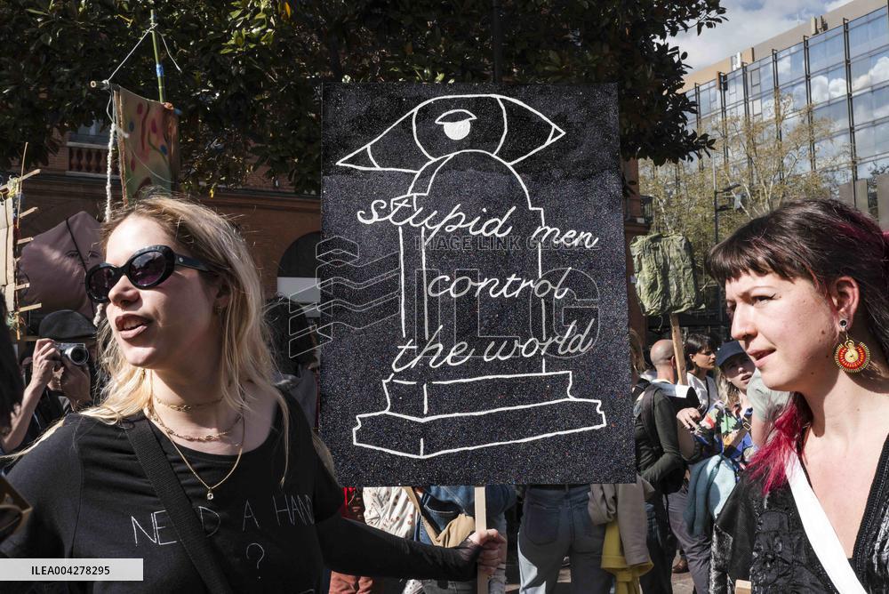 Demonstration Artists Against Precarity in Toulouse