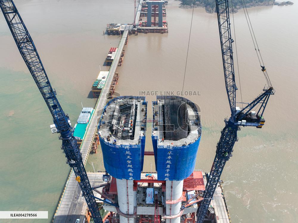 Railway Bridge Construction in Zhoushan