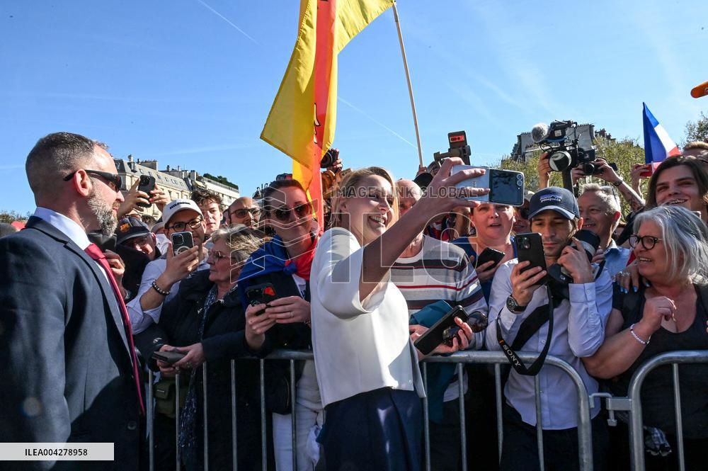 Rally in Support of Marine Le Pen - Paris
