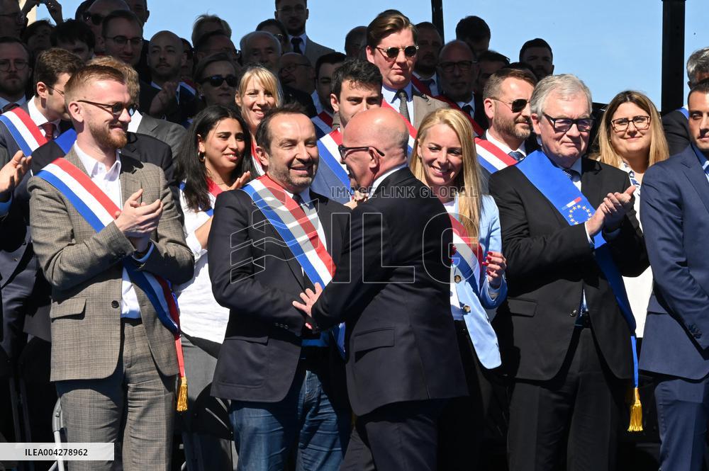 Rally in Support of Marine Le Pen - Paris