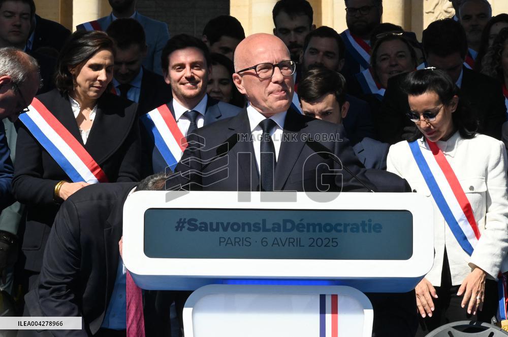 Rally in Support of Marine Le Pen - Paris
