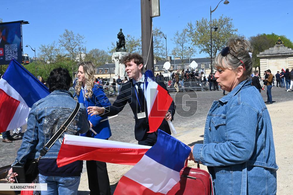 Rally in Support of Marine Le Pen - Paris