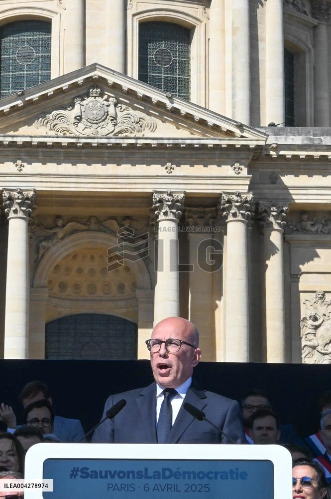 Rally in Support of Marine Le Pen - Paris