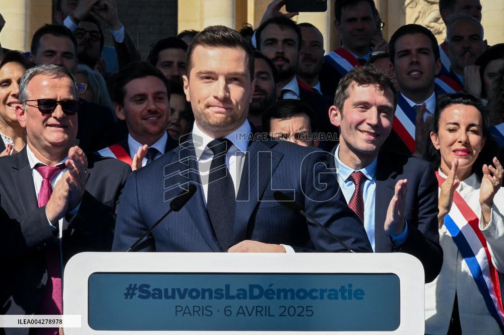 Rally in Support of Marine Le Pen - Paris