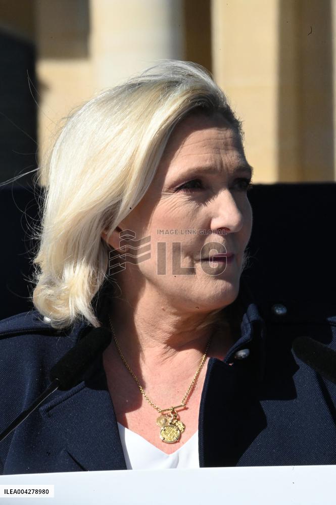 Rally in Support of Marine Le Pen - Paris