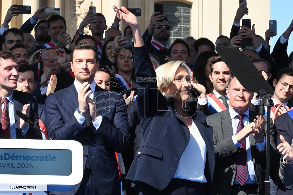 Rally in Support of Marine Le Pen - Paris