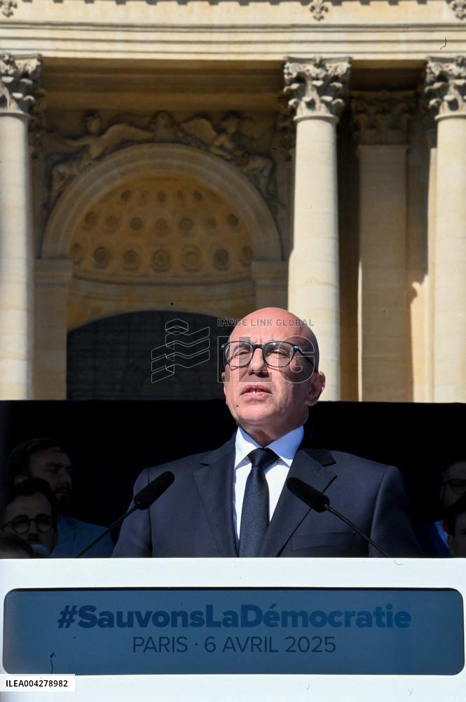 Rally in Support of Marine Le Pen - Paris