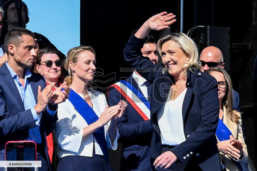 Rally in Support of Marine Le Pen - Paris