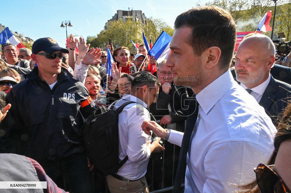Rally in Support of Marine Le Pen - Paris