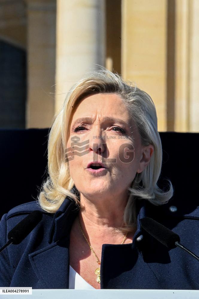 Rally in Support of Marine Le Pen - Paris