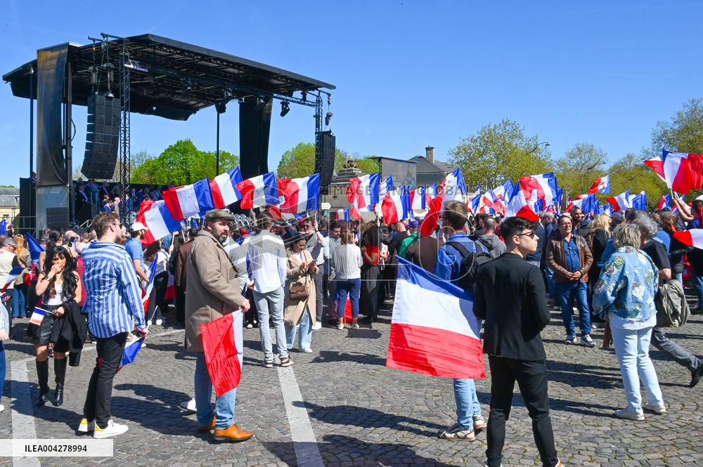 Rally in Support of Marine Le Pen - Paris