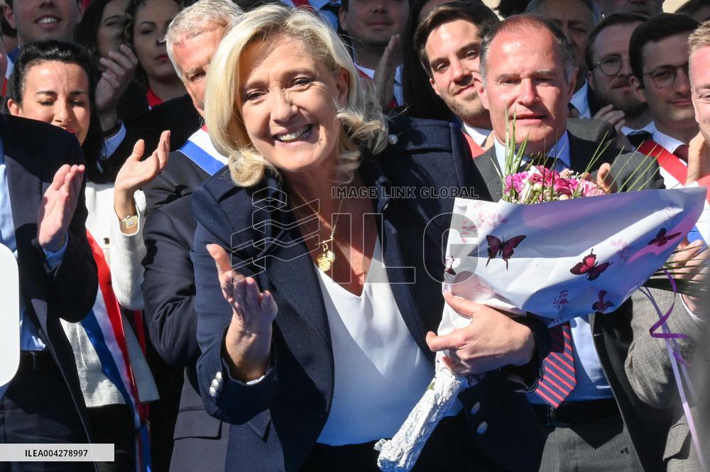 Rally in Support of Marine Le Pen - Paris
