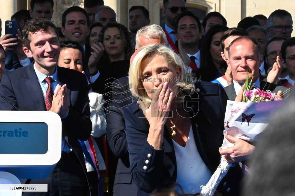 Rally in Support of Marine Le Pen - Paris