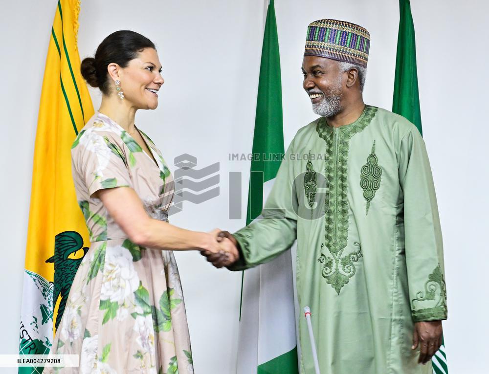 CROWN PRINCESS VICTORIA IN NIGERIA