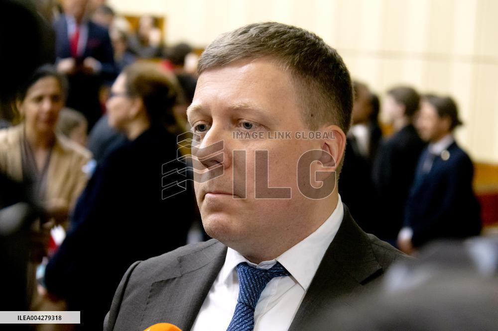 Andriy Yermak meets with students of Institute of International Relations in Kyiv