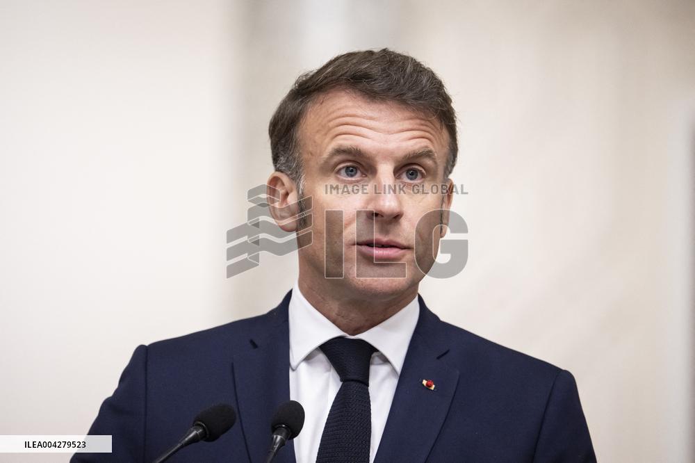 Presidents Sisi And Macron Exchange Signed-Bilateral Agreements - Cairo