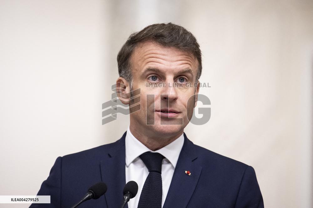 Presidents Sisi And Macron Exchange Signed-Bilateral Agreements - Cairo