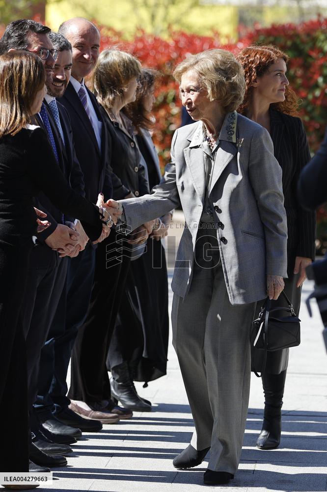 Queen Sofia Launches Extraordinary Brains Campaign - Madrid