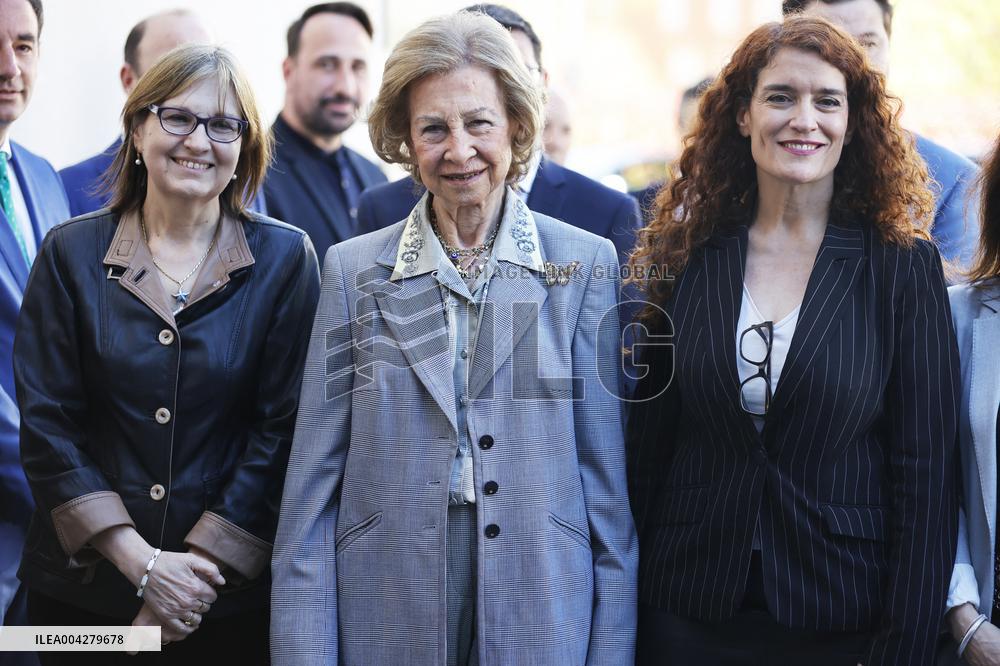 Queen Sofia Launches Extraordinary Brains Campaign - Madrid