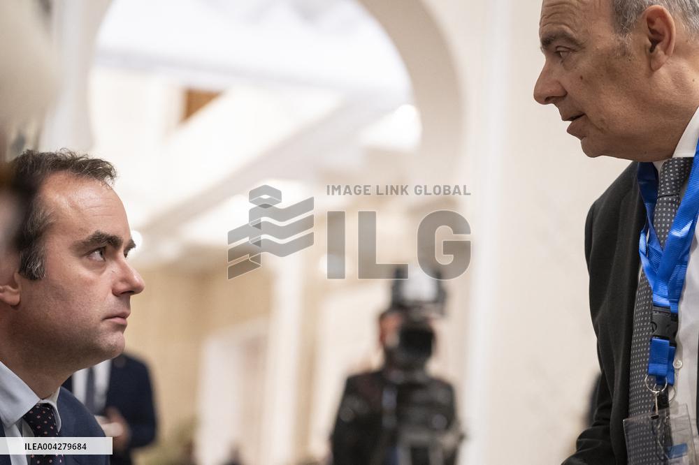 Sebastien Lecornu And Eric Lombard Meeting - Cairo