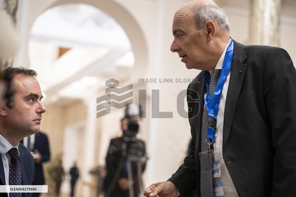 Sebastien Lecornu And Eric Lombard Meeting - Cairo