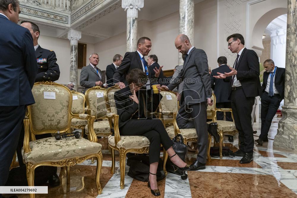 Sebastien Lecornu And Eric Lombard Meeting - Cairo